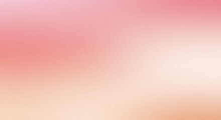 Pink rose peach coral beige white abstract background Color gradient Ombre blur blend