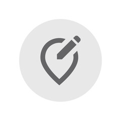 Edit Location Alt Outlined Icon