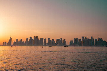 qatar sunset
