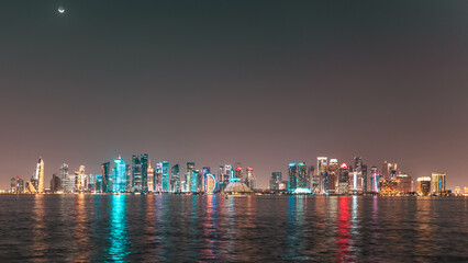 qatar in night 