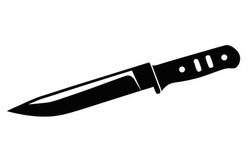 utility knife silhouette line art vector illustration