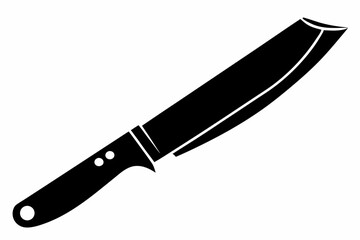 utility knife silhouette line art vector illustration