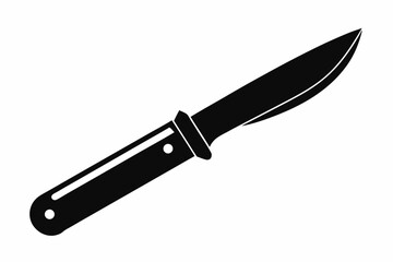 utility knife silhouette line art vector illustration