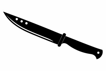 utility knife silhouette line art vector illustration