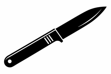 utility knife silhouette line art vector illustration