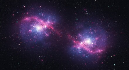 Obraz premium Cosmos Nebula with Space Stars