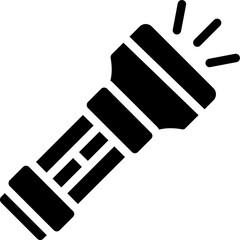 Flashlight Glyph Icon