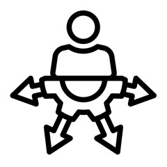 Capacity Icon Line Style for Efficiency Pack Icon Themes