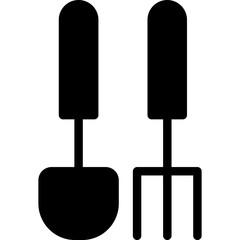 Garden Tools Glyph Icon