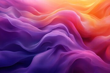 Obraz premium Abstract vibrant flowing fabric