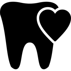 Oral Hygiene Glyph Icon