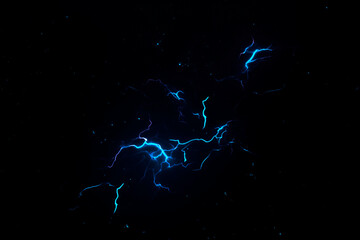 Electric Lightning bolts overlay Effects