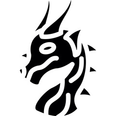 Dragon Glyph Icon