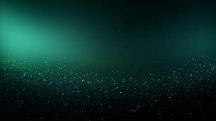 Dark simple light green background with golden glitter and particles, perfect for luxury display and celebration.

