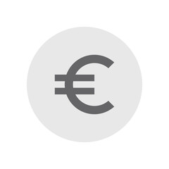 Obraz premium Euro Symbol Outlined Icon