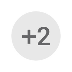 Exposure Plus Two Filled Icon