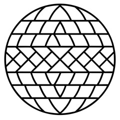 black and white globe