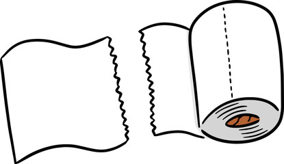 Illustration of tissue paper
