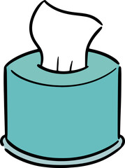 Illustration of tissue paper
