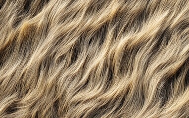 Naklejka premium Wavy Blonde Hair Texture Background Image