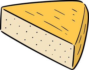 Illustration of tofu
