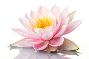 pink water lily