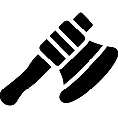 Axe Glyph Icon