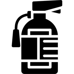 Obraz premium Fire Extinguisher Glyph Icon