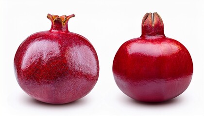 pomegranate isolated on white background