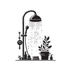 vector illustration of a lantern