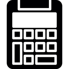 Calculator Glyph Icon