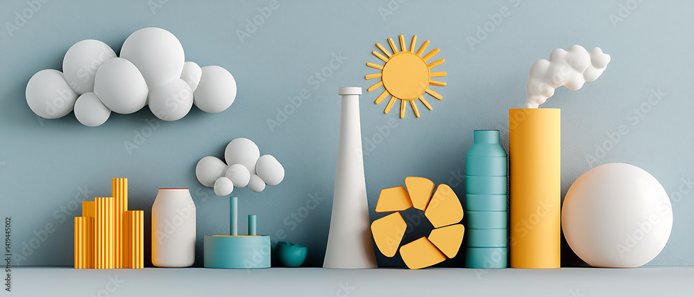 Poster creative urban design elements modern setting visual art minimalist environment artistic viewpoint c