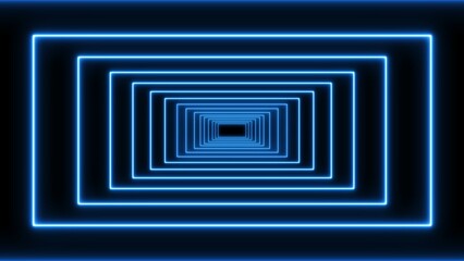  glowing tunnel with  light . Background light illustration.