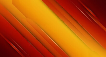 Red orange gold yellow abstract background. Geometric shape Diagonal line stripe angle Color gradient
