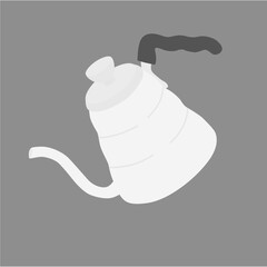a tea pot vector illustration 