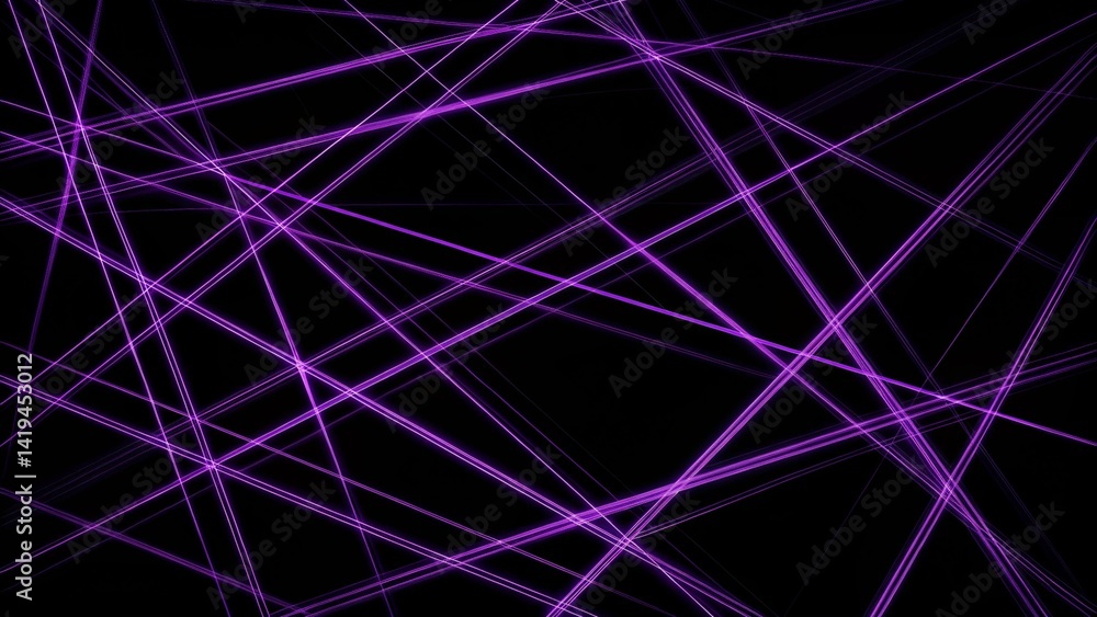 Poster A purple background with lines and a black background with white lines, abstract geometric patterns, minimal design aesthetic, digital art texture, modern visual background concept