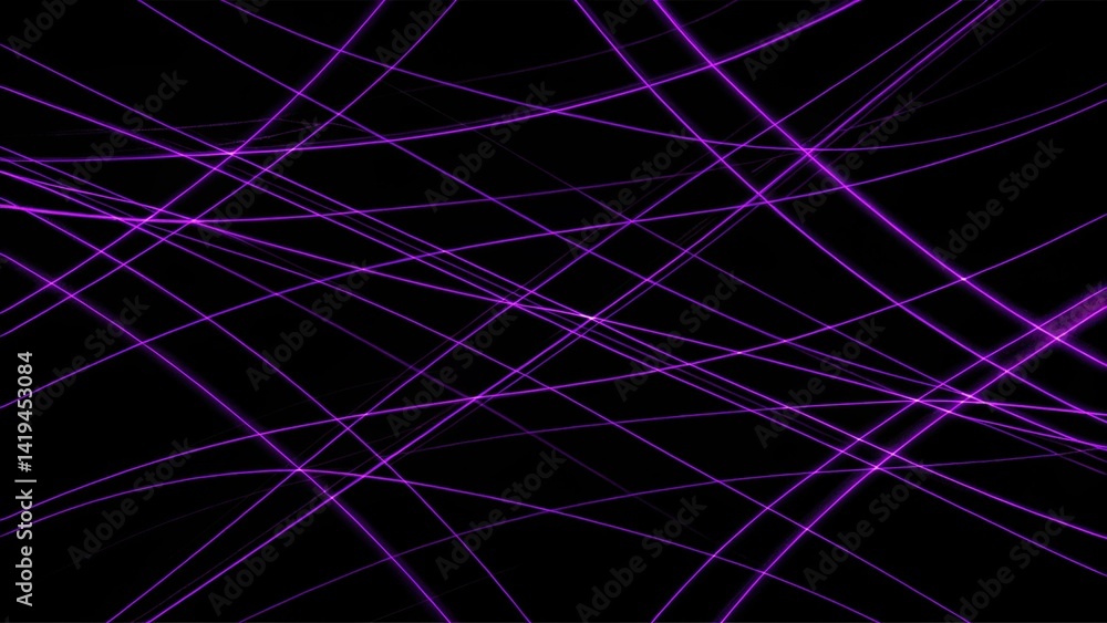 Poster A purple background with lines and a black background with white lines, abstract geometric patterns, minimal design aesthetic, digital art texture, modern visual background concept