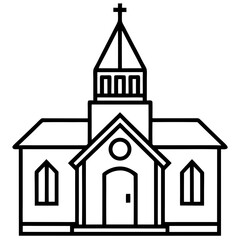 church icon vector