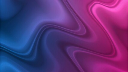 Obraz premium Abstract blue and purple liquid flowing elegant waves banner design. Smooth silk wavy header background, decorative fluid motion backdrop in gradient colors for web, branding, or presentation.