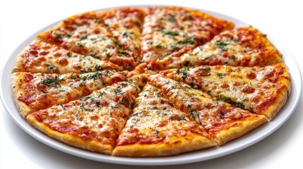 pizza box open flat lay