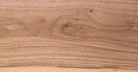 Obraz premium Texture of black walnut solid board untreated
