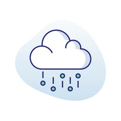 Light Hail  Vector icon