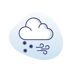 Blizzard Vector icon