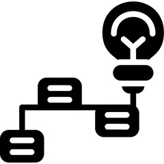 Problem Solving Glyph Icon