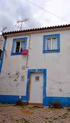Fototapeta premium picturesque houses in the old town of monchique algarve portugal