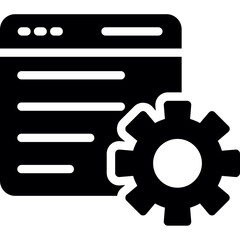 Database Management Glyph Icon