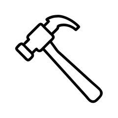 Hammer Tool for Electrical Work Icon Design