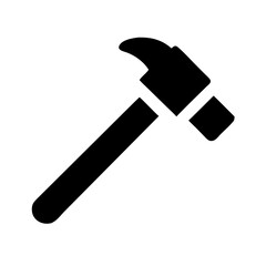 Hammer Tool for Electrical Work Icon Design