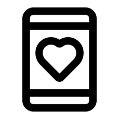 love icon for illustration