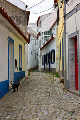 picturesque houses in the old town of monchique algarve portugal